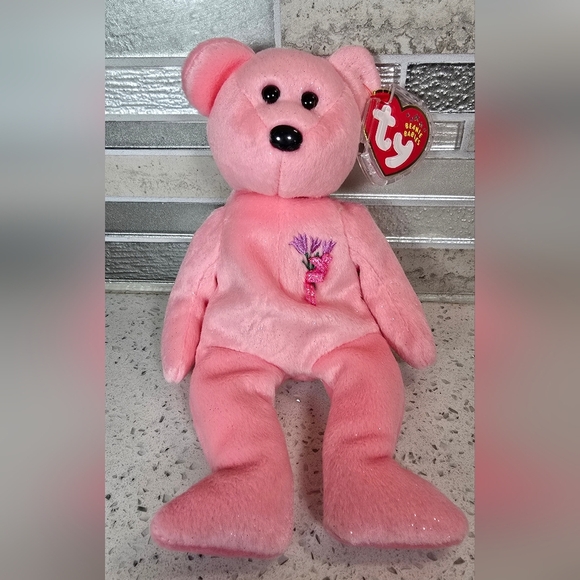 Ty - Mum - Pink Teddy Bear Plush Toy